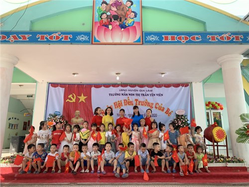 Trường mầm non Thị Trấn Yên Viên tổ chức “Ngày hội đến trường của bé” năm học 2020-2021